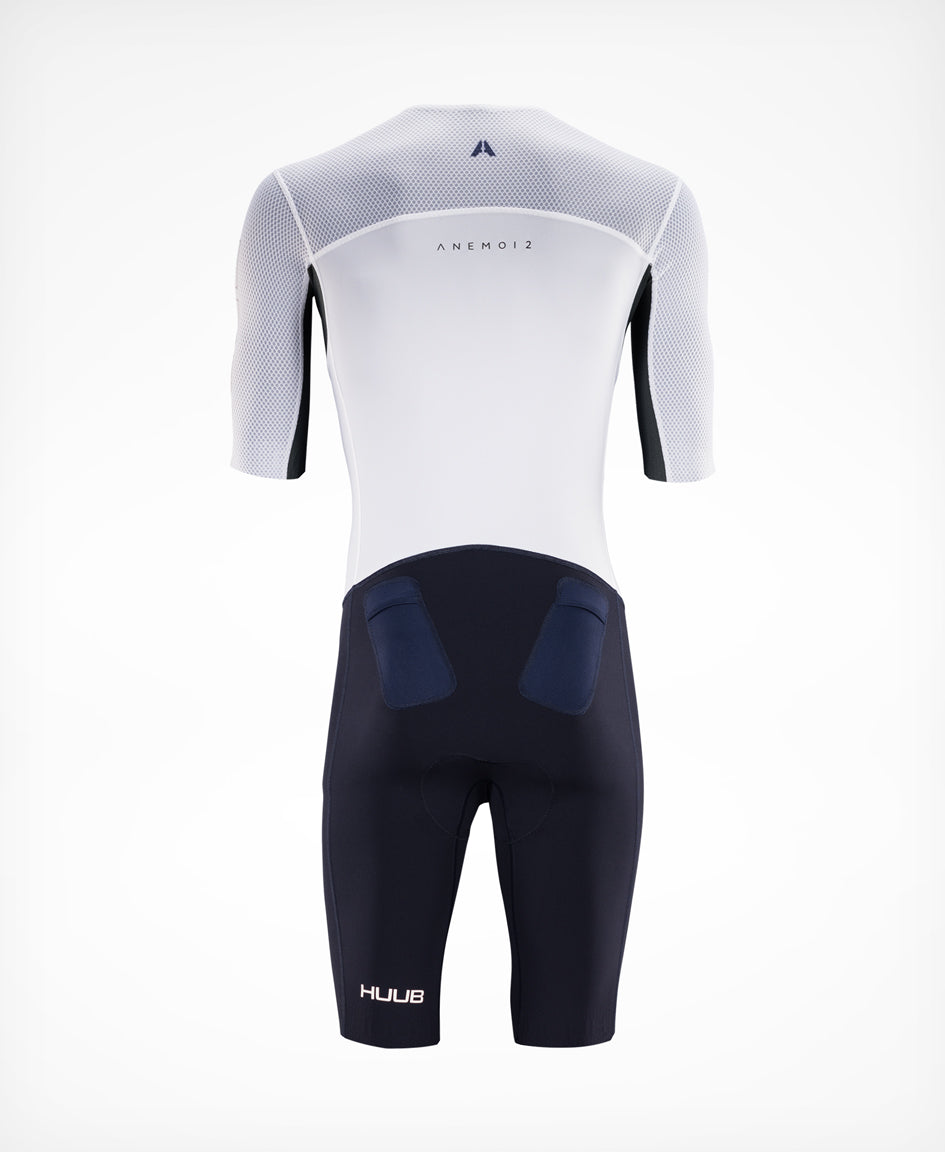 HUUB Anemoi 2 Tri Suit, SUB22 and 22PLUS – optimal aerodynamic fabrics for your race speed.